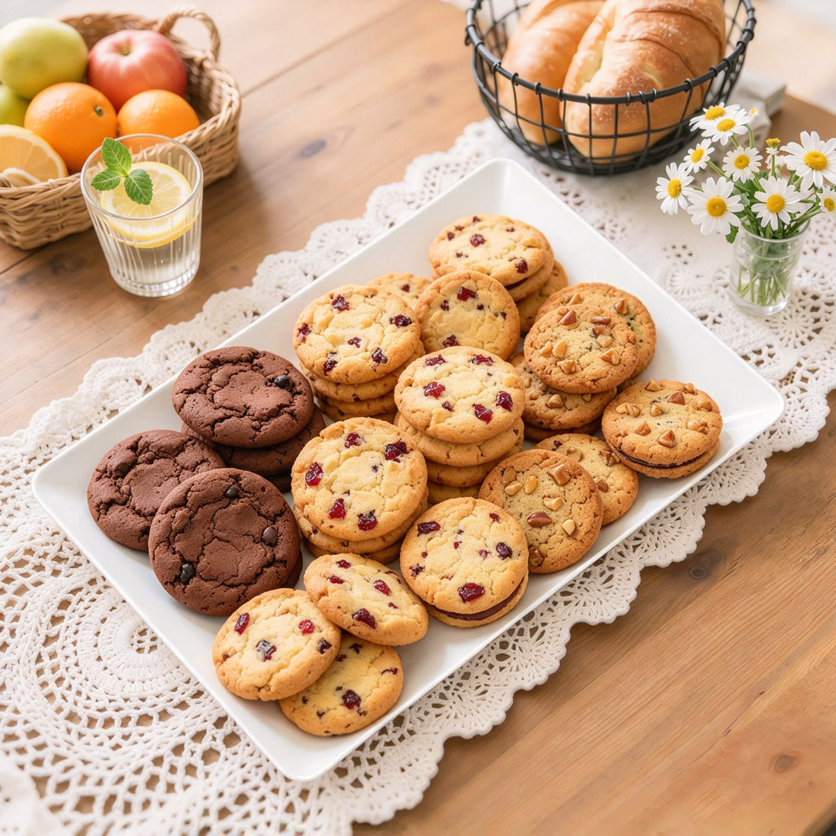 3-Piece Stackable Serving Tray Set – 3 Sizes