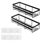 Adhesive Shower Caddy Set – 2 Pack, No Drilling Required
